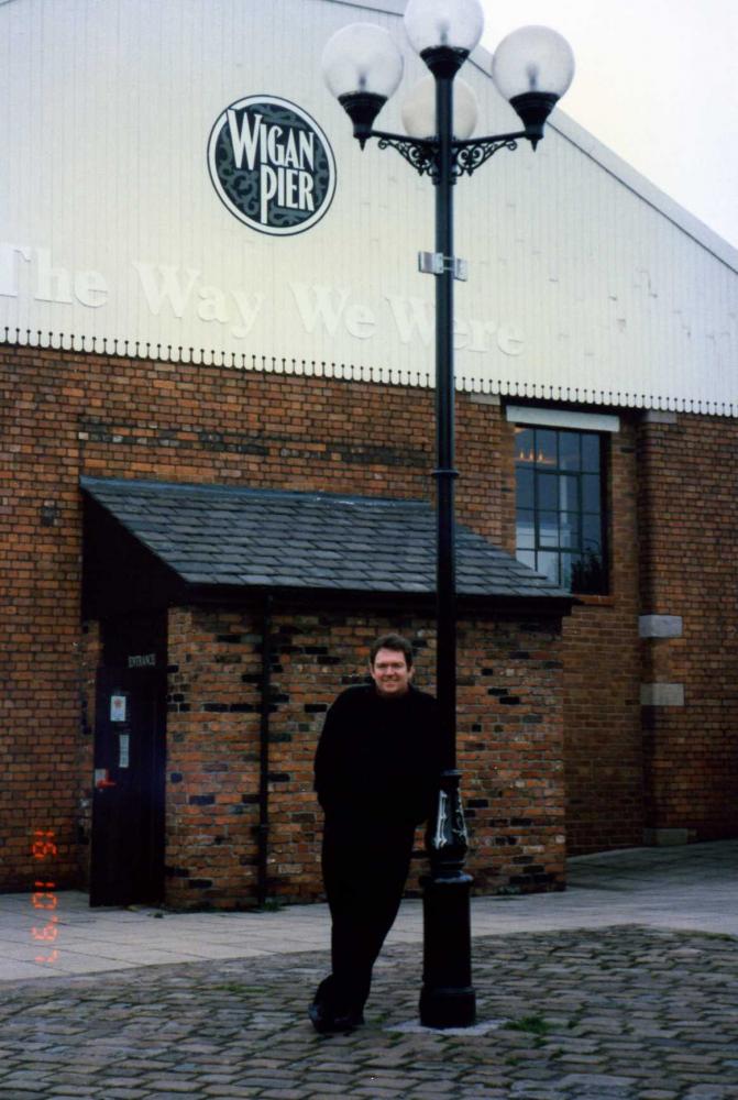 Anthony at Wigan Pier 1997