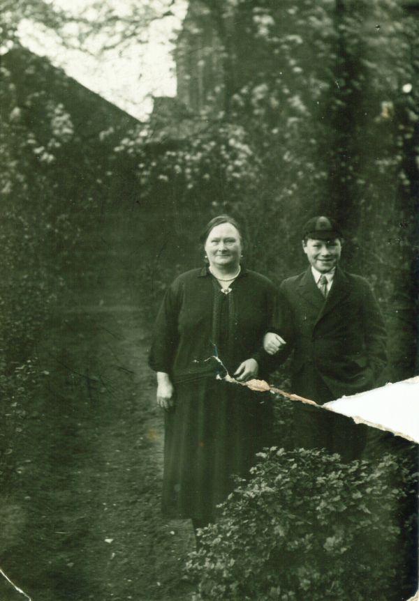 Grandmother and uncle Christopher, c1928