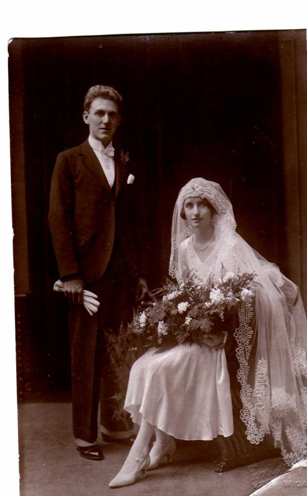 Wedding Photo of James and Gladys Edwards