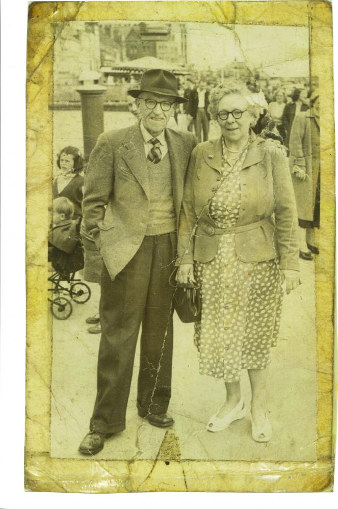Robert and Elizabeth Harlow taken in Blackpool 1950s