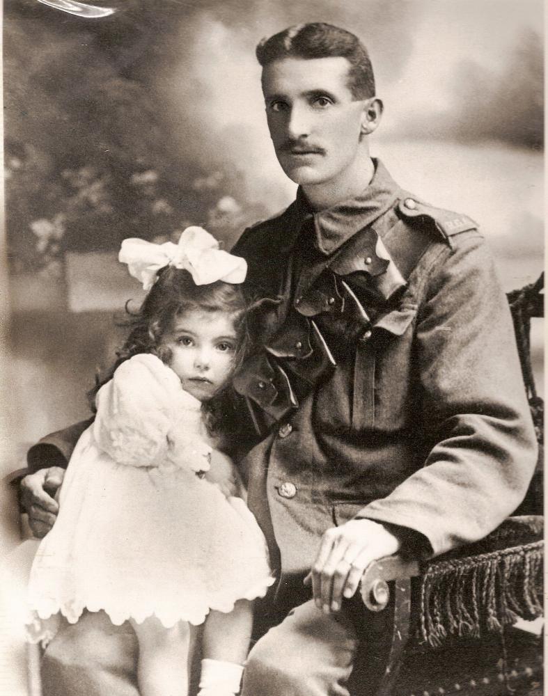 John Hallmark with eldest daughter May
