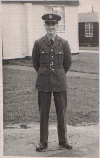 Bob Aspey, RAF Bridgenorth, 1958.