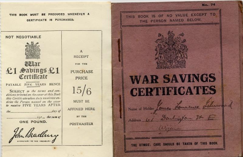 War Savings Certificates