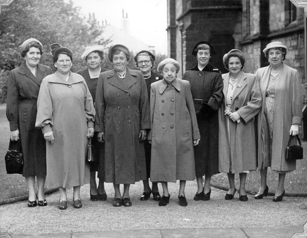 lady helpers at our wedding sept 18th 1954