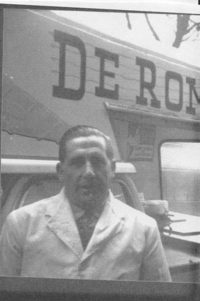 William Prescott with De Roma Ice Cream Van 1960s