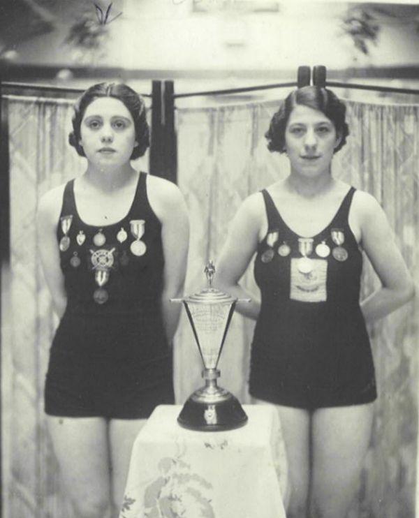 Beatrice Hart (left).
