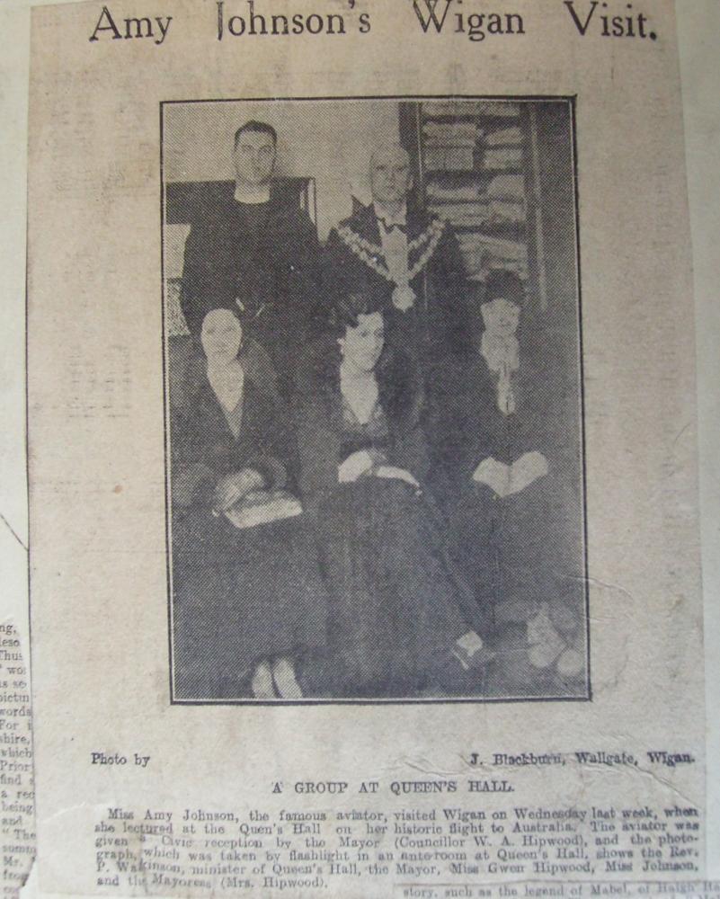 Newspaper cutting 1930's