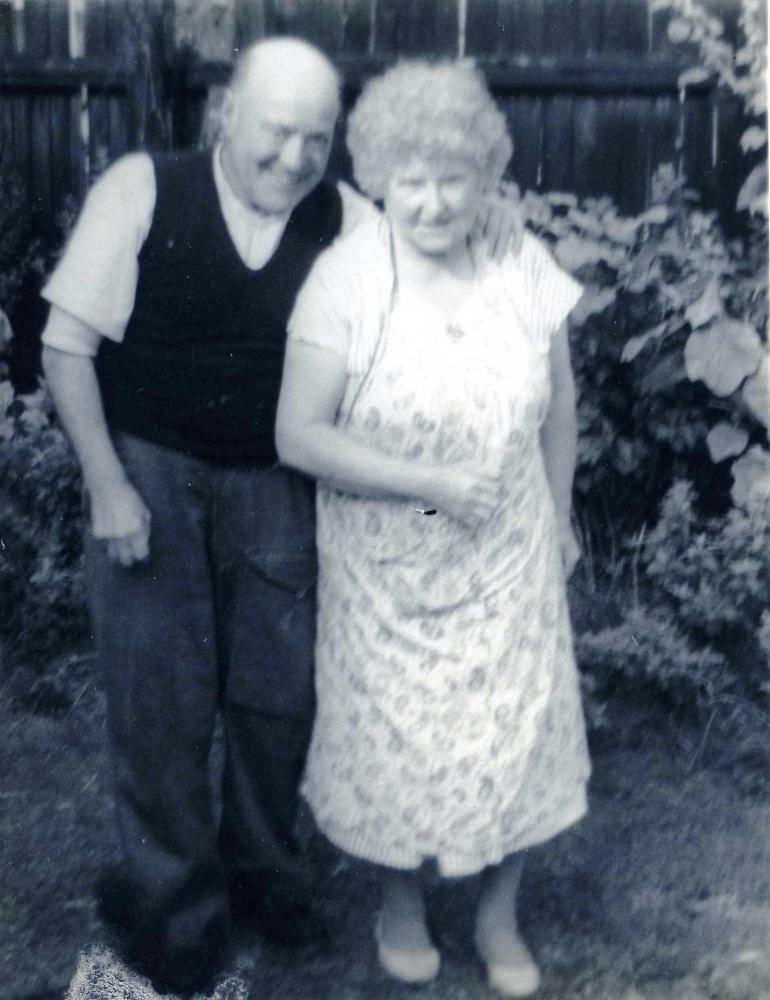 Grandad and grandma Fairhurst  late 1950s