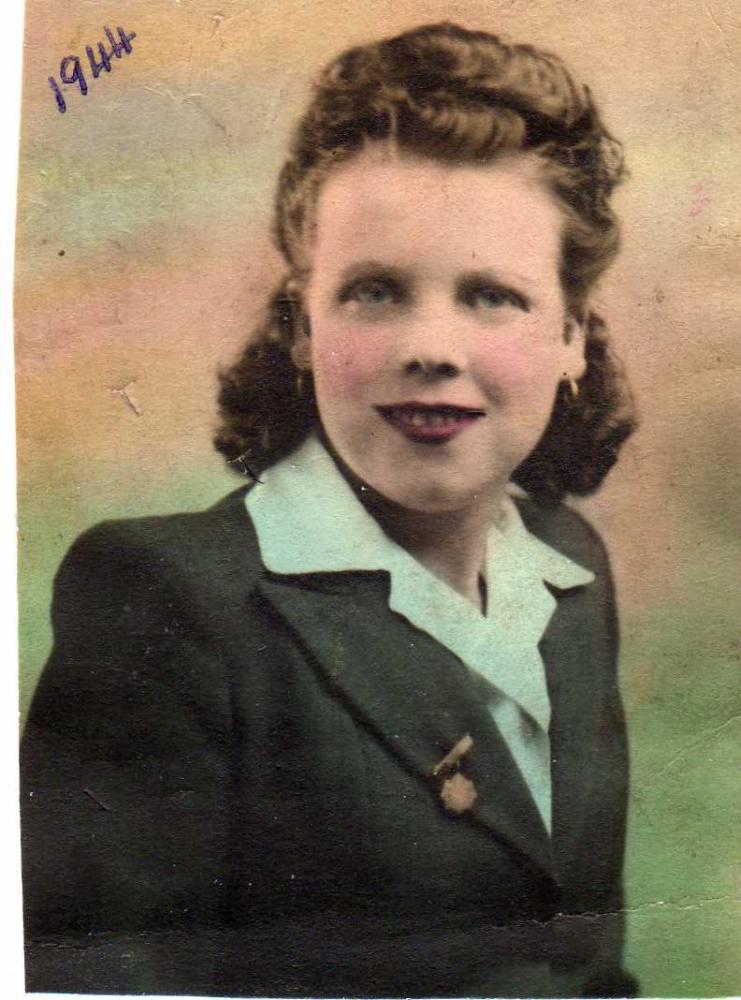 Mam in colour in 1944 W.O.W