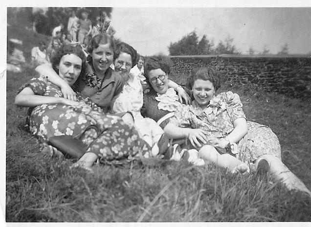 Great Aunty Annie Hankin (Scholes) at Kirk Bradden Isle of  Man 1937