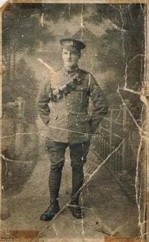 James Peter Kellie in Uniform -WW1 