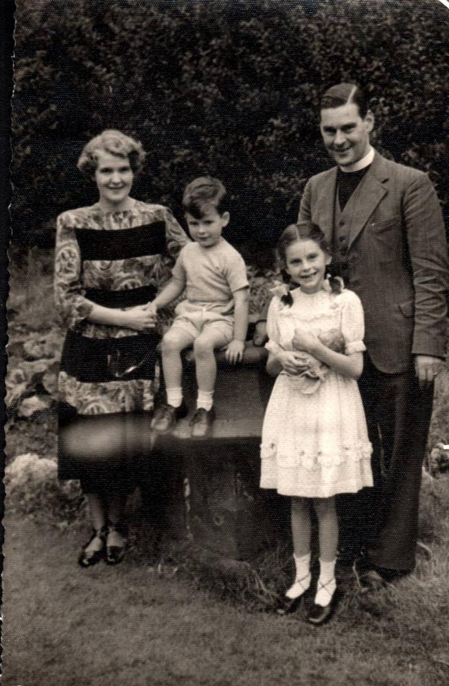 John Bebb with wife Joyce and children Catherine & John