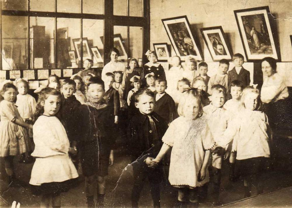 Ernest Rigby's class at Warrington Lane Council School