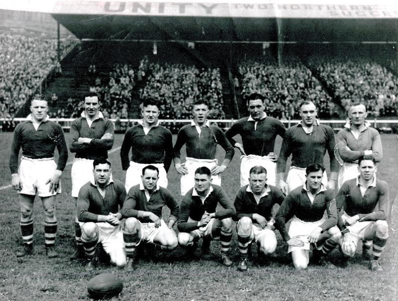 The second leg of the 1944 Rugby League Cup Final, played at Odsal Stadium.