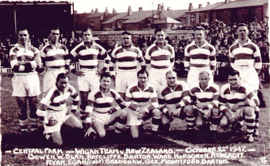 The team that faced New Zealand in 1947.