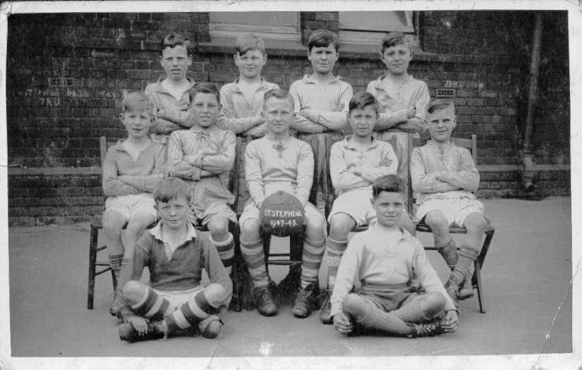 Whelley St Stephens Football Team 1947-48