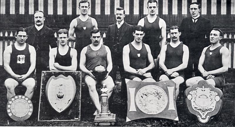 Wigan Swimming and Water Polo team 1909