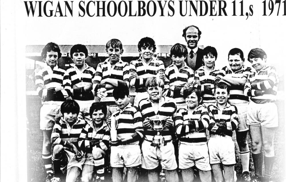 wigan schoolboys under 11,s  1971