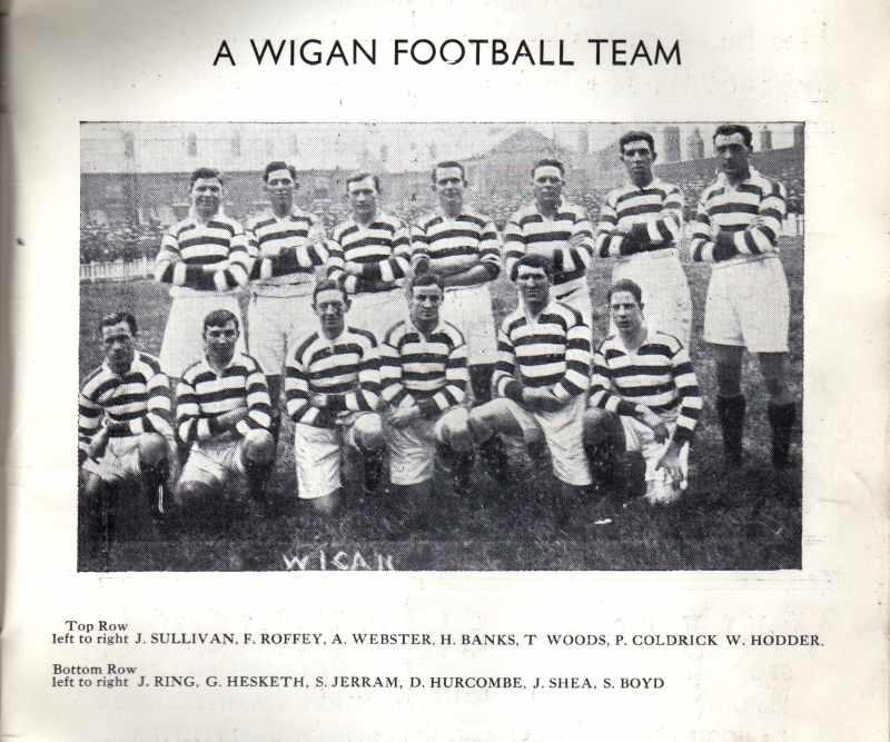 A Wigan Football Team.