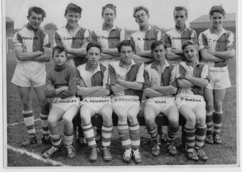 wigan u15 schoolboy team 1960