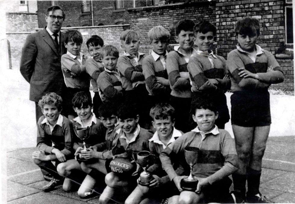 The 'grand slam' team of 1966: St. Patricks RC Juniors