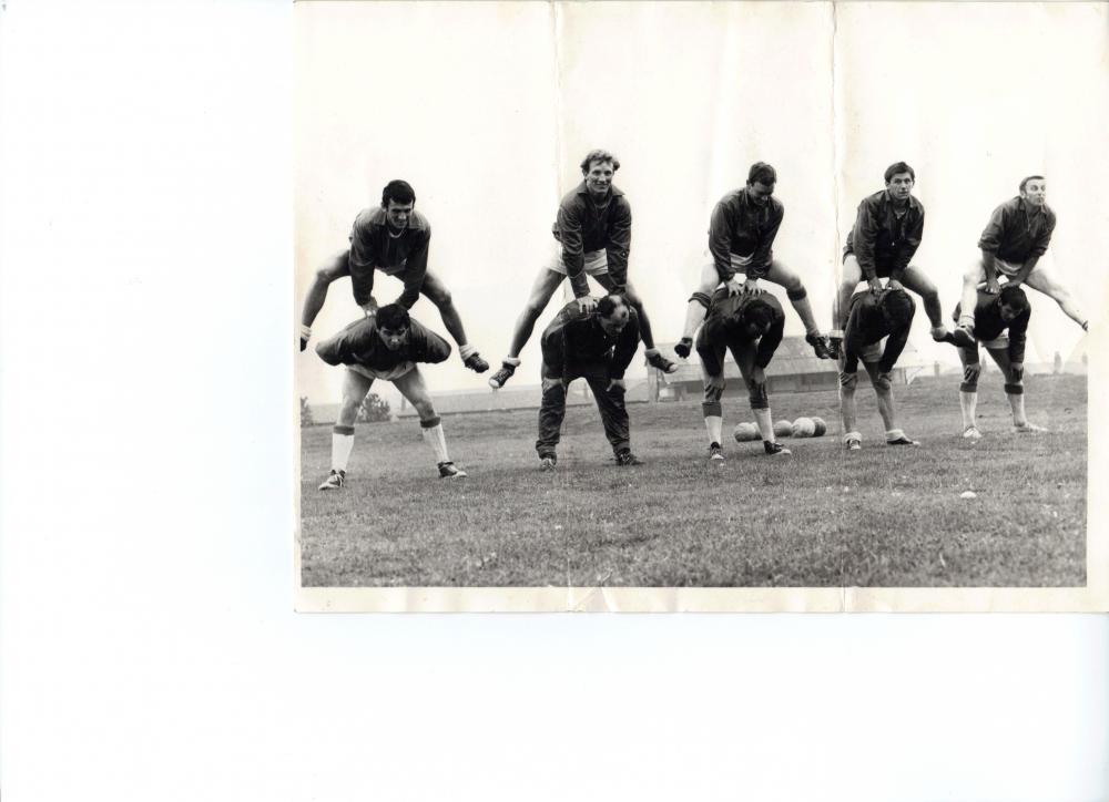 Pre-season training 1967/68