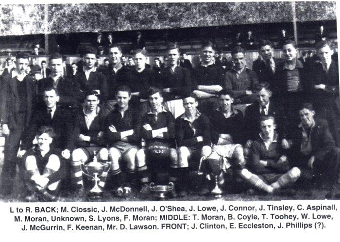 St. Patrick's Rugby Team, c1940s.