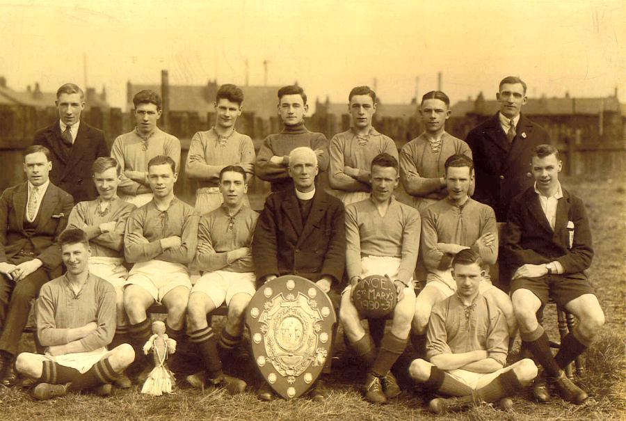 Ince St. Mary's Football Team, 1930.