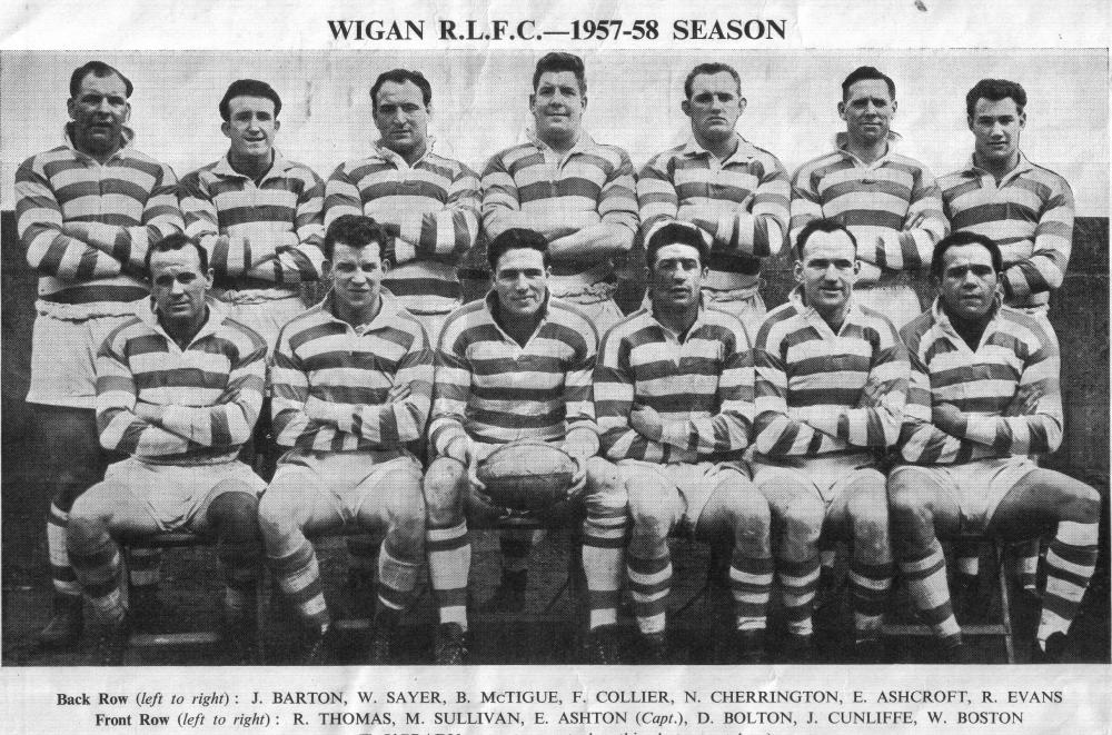 Wigan 1957 - 58.