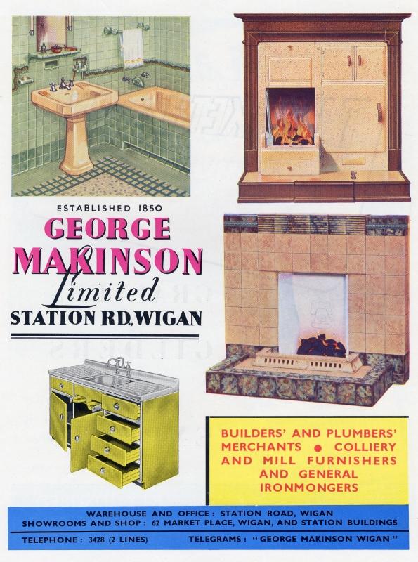George makinson 1950's Advert
