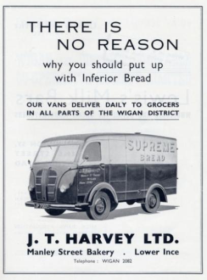 J,T. Harvey 1950's advert
