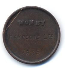 Hindley Agricultural Show Medal 1925