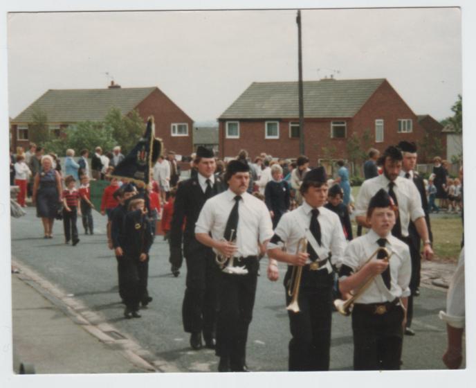 Band on parade