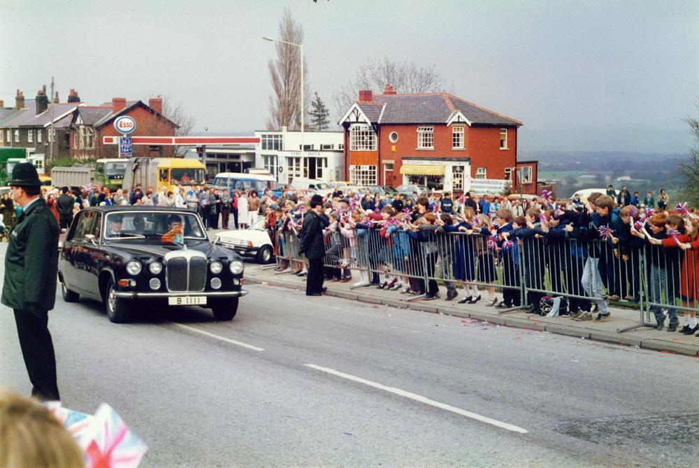 Princess Diana visit, c1982