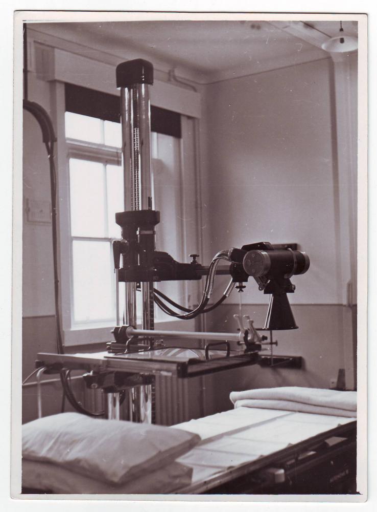 X ray machine at Billinge Hospital 1951