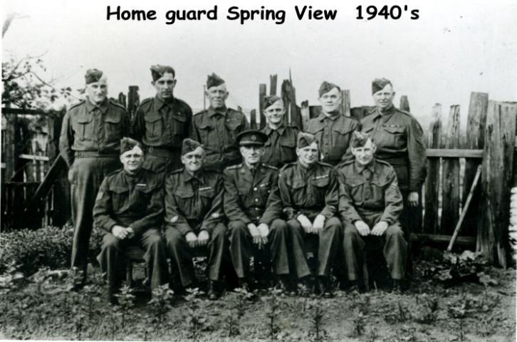 Spring View Home Guard, 1940s.
