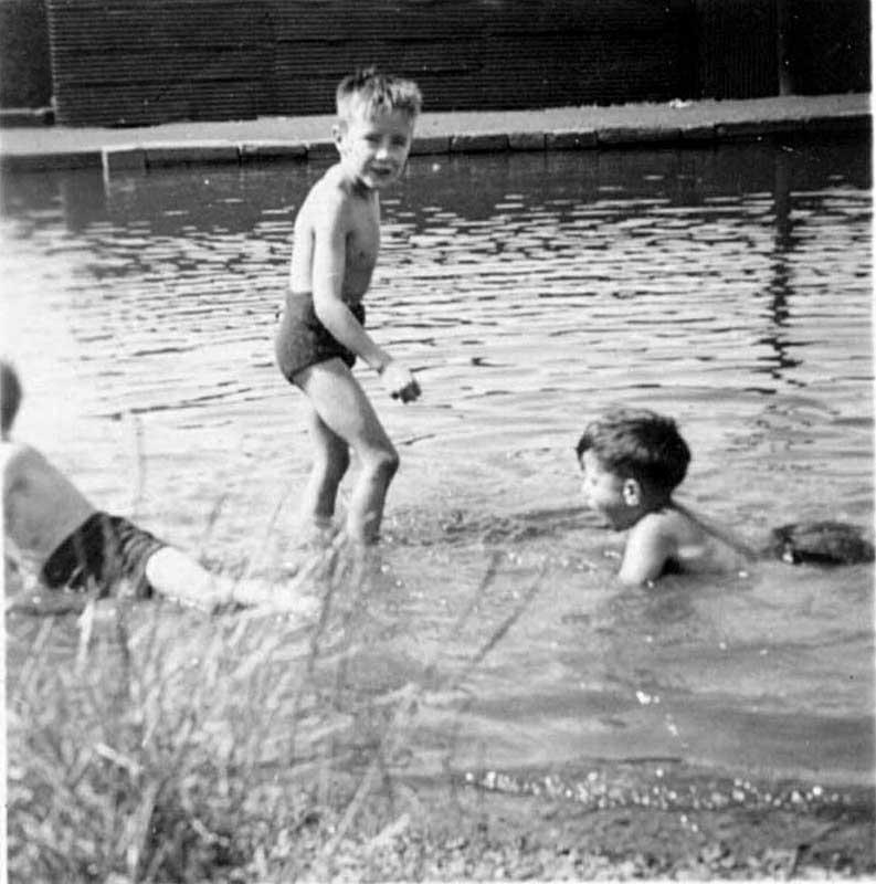 Kids in canal