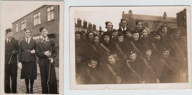Ince Parish Boys and Girls Brigade, c1930.