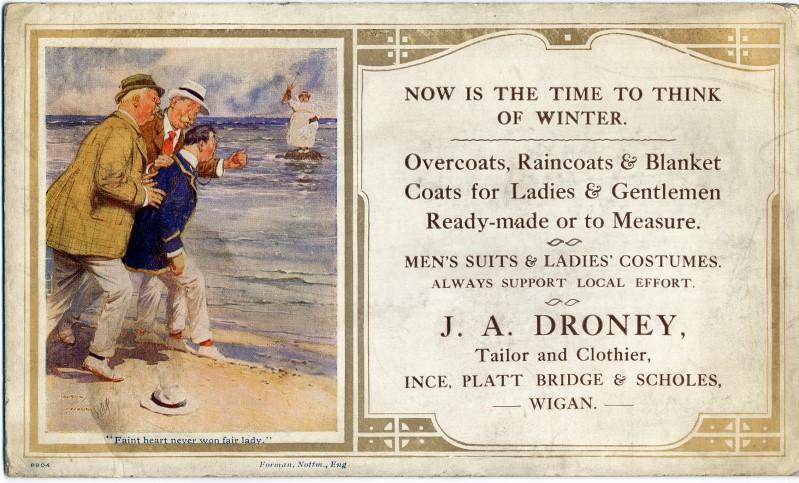 Advertising Blotter J.A. Droney.