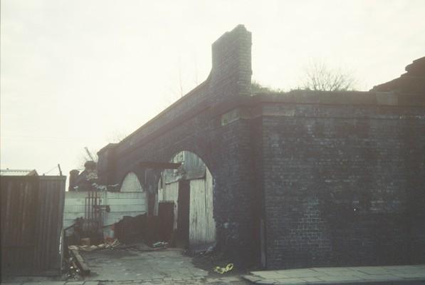 Bedford Leigh station viaduct