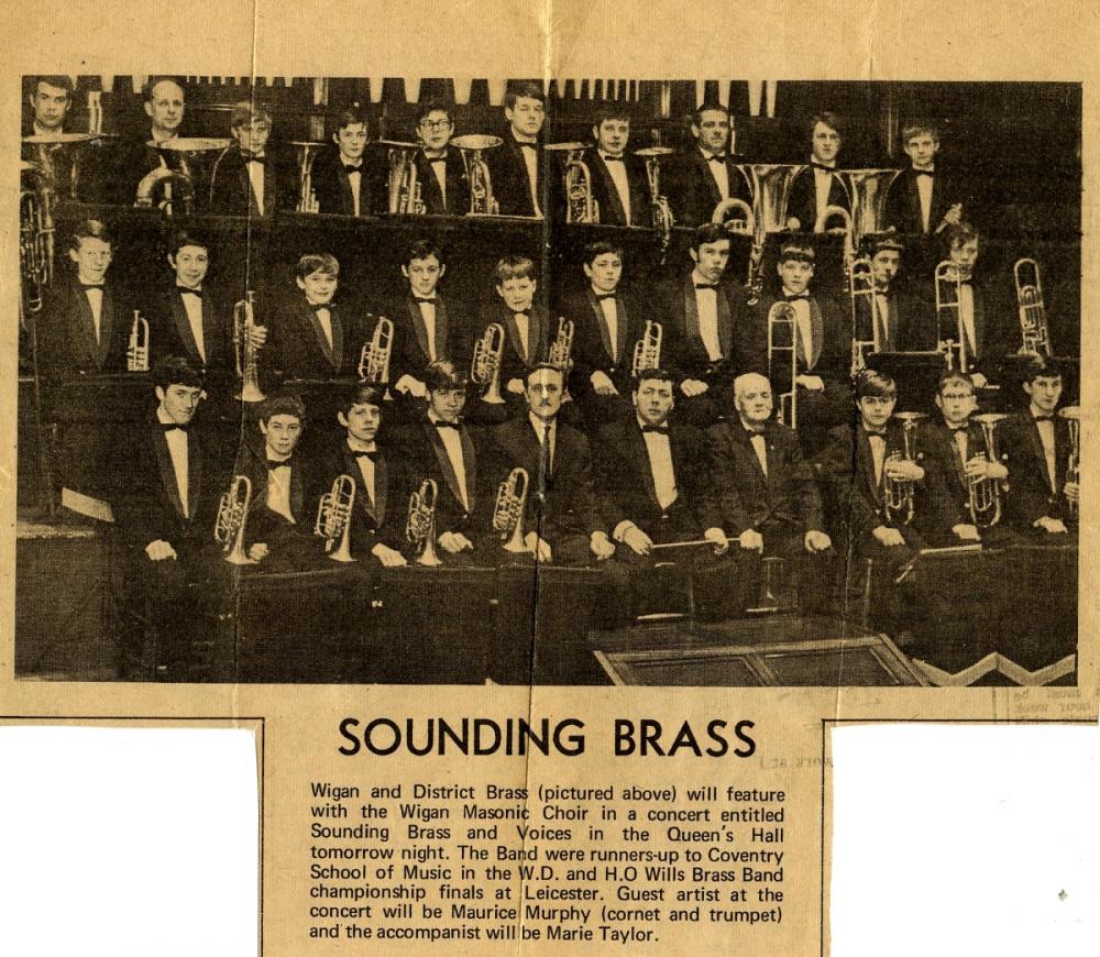 Wigan and District Brass band