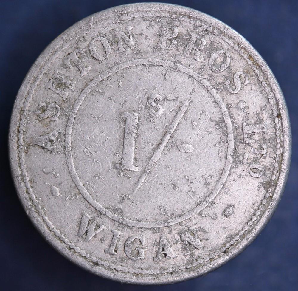 1/- Token ASHTON BROS.