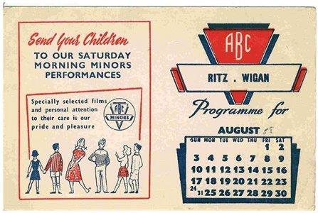 Ritz Programme, August 1958. (1 of 2).