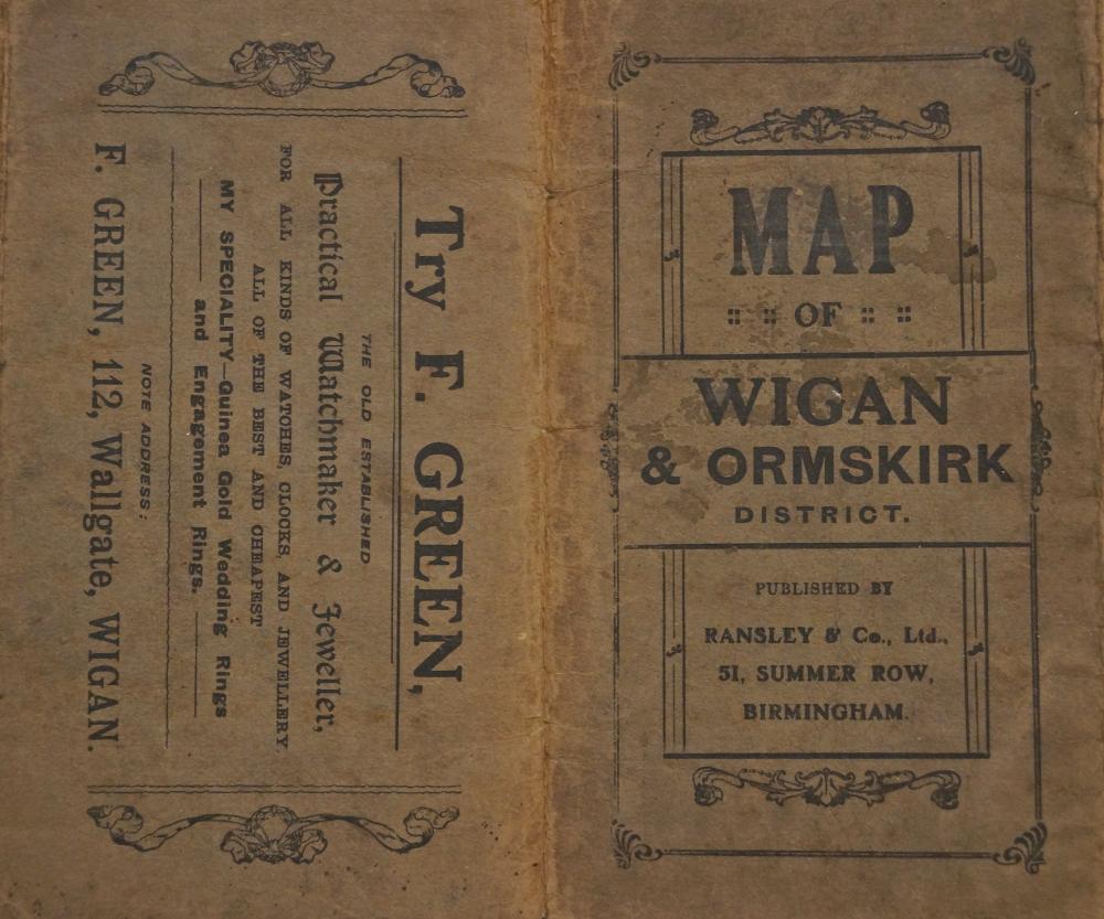 1914 Wigan Map cover