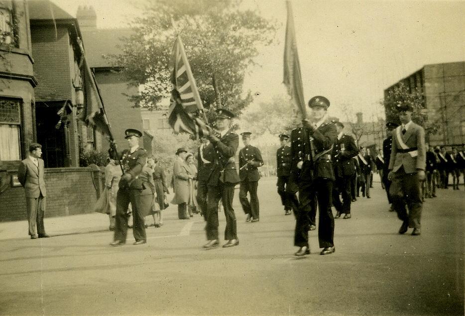 Regimental Parade at Liverpool.
