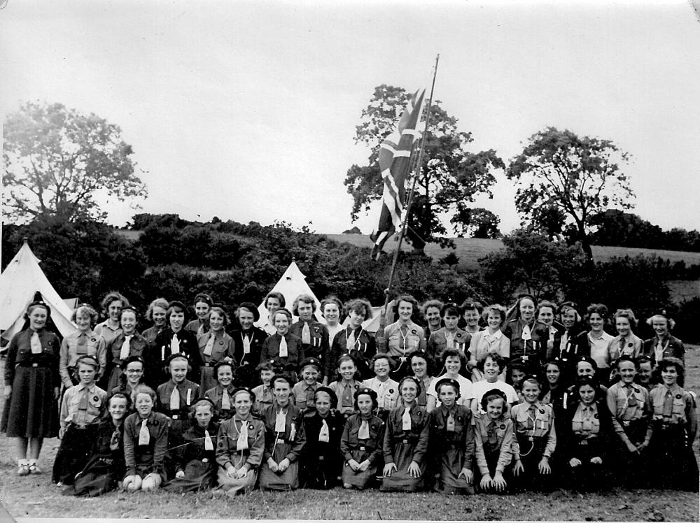 Wigan and District Girl Guides Camp - Anglesey 1952