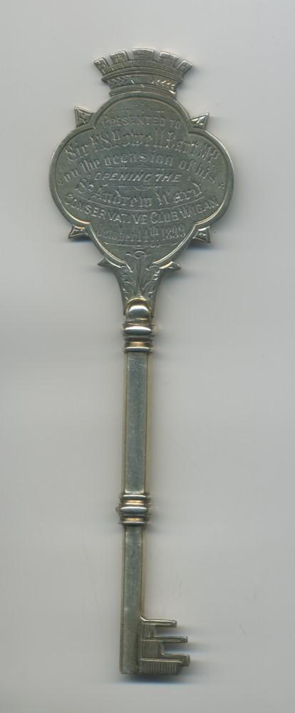 Commemorative Opening Key 1899
