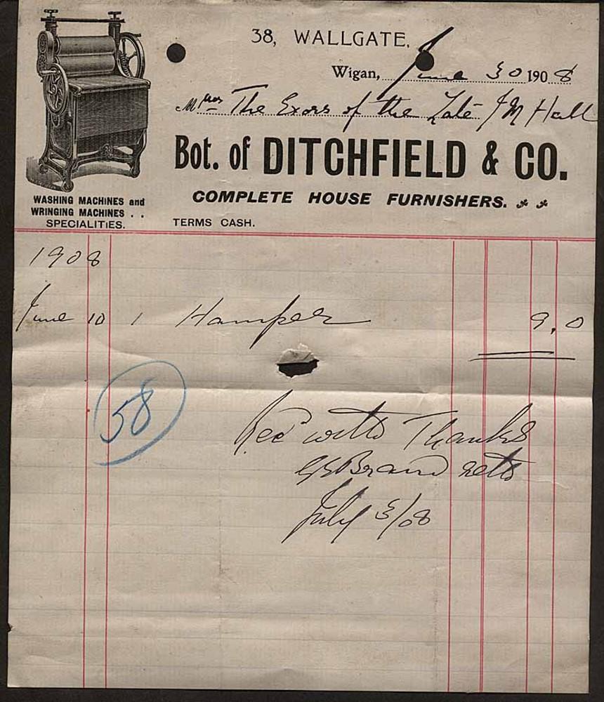 DITCHFIELD & CO  1908
