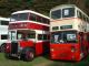 Wigan Corporation - 1947 Leyland Titan and a 1972 Leyland Atlantean. (81K)