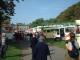 Rows of buses, looking towards Haigh Hall. (71K)
